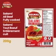 thumbnail image 2 of Solmaz Halal All Beef Salami Hot, 200 gr, 2 of 4