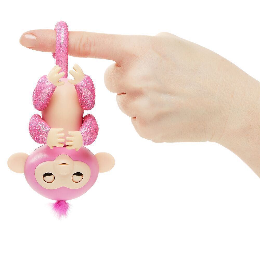 Fingerlings Rose Baby Glitter Monkey Toy