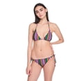 thumbnail image 1 of No Boundaries Women's String Bikini Top, 1 of 6