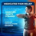 thumbnail image 3 of Icy Hot Medicated Pain Relief Balm, Relieves Minor Aches and Pains of Muscles and Joints Associated with Arthritis, Backache, Strains and Sprains, Menthol 7.6%, Methyl Salicylate 29%, 99.2g Jar, 3 of 7
