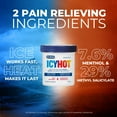 thumbnail image 4 of Icy Hot Medicated Pain Relief Balm, Relieves Minor Aches and Pains of Muscles and Joints Associated with Arthritis, Backache, Strains and Sprains, Menthol 7.6%, Methyl Salicylate 29%, 99.2g Jar, 4 of 7