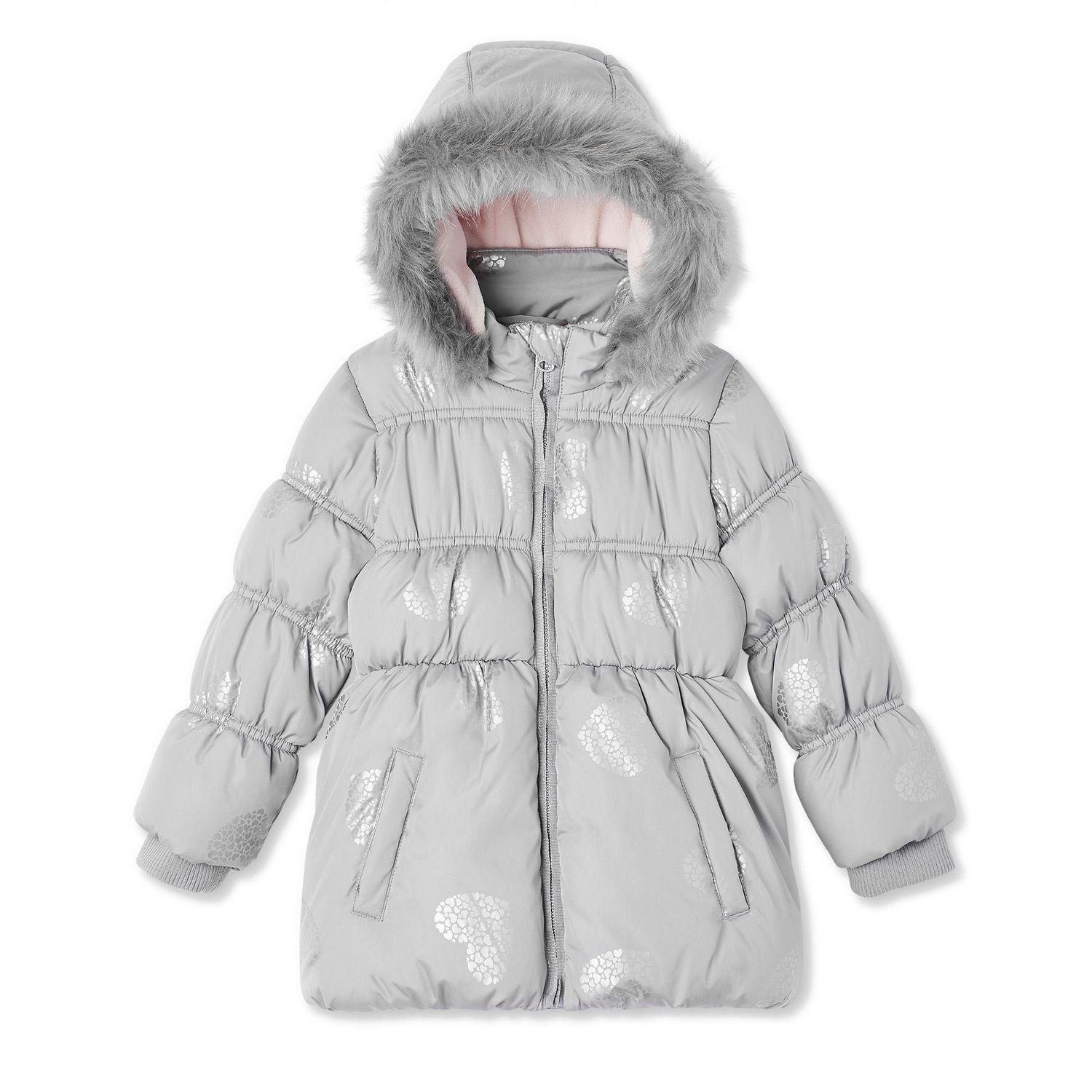Toddler Girls' Fashion Puffer Jacket Walmart Canada