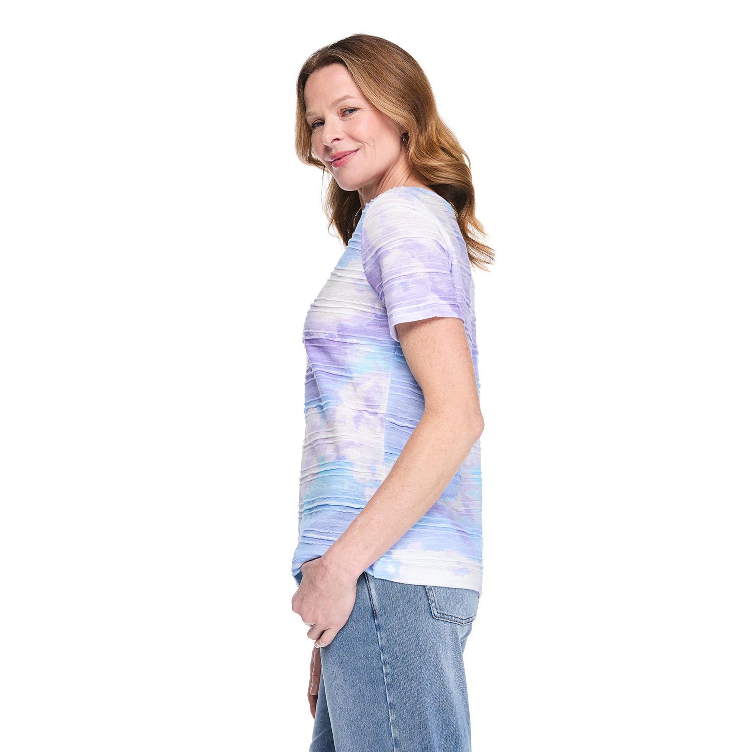 Iyla Women'S Printed Jacquard T-Shirt