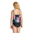 thumbnail image 2 of Justice Girls' Tie Strap Tankini 2-Piece Set, 2 of 4