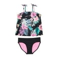 thumbnail image 4 of Justice Girls' Tie Strap Tankini 2-Piece Set, 4 of 4