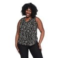 thumbnail image 1 of Lane Bryant Women's Plus Sleeveless Pleated Top, 1 of 6