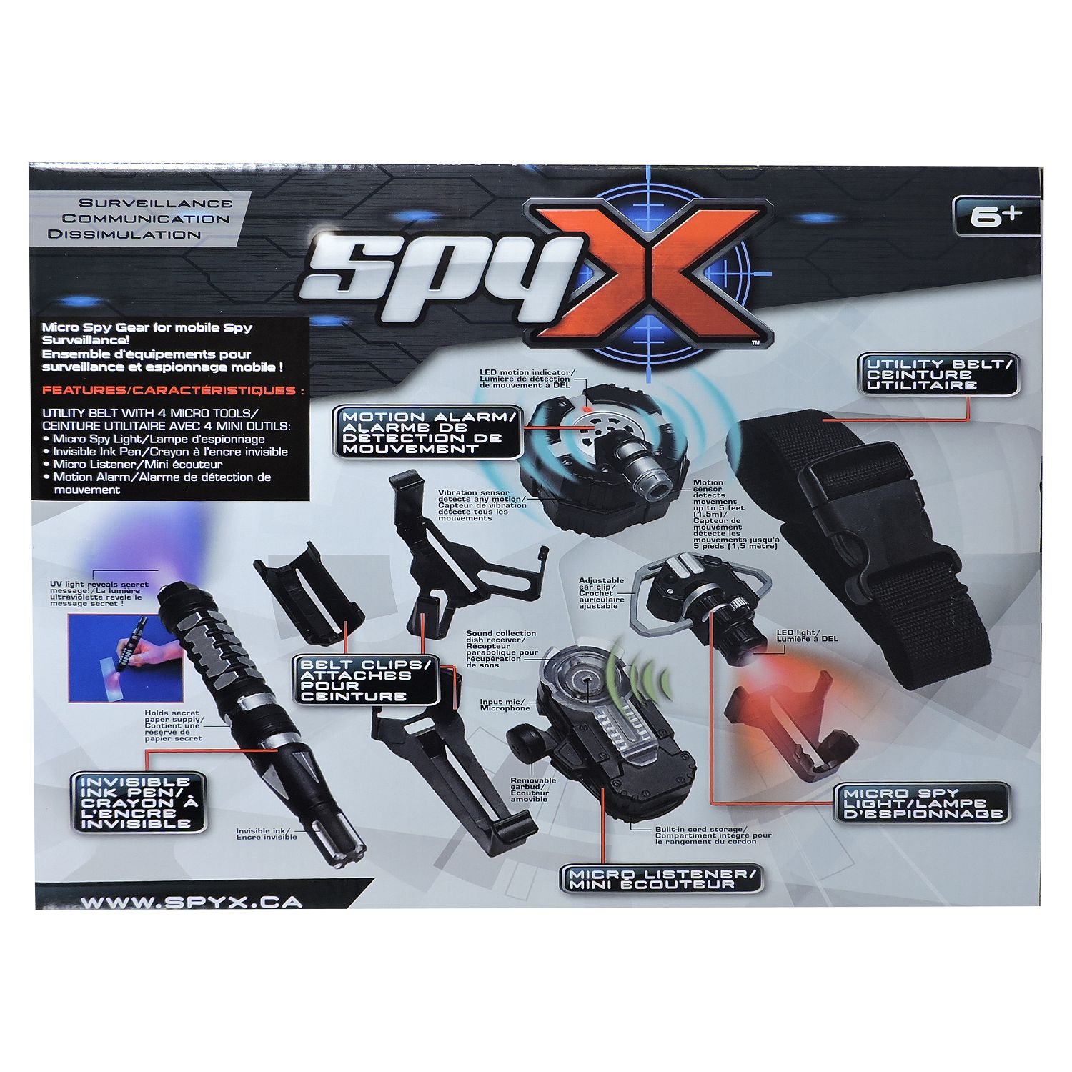 Spy Gear - Alarme detection mouvement a construire Spy X DIY - Kit