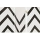 kieragrace Stockholm paravent Danielsson – 119,38 x 180,34 cm (47 x 71 po), zig-zag noir et blanc – image 4 sur 4