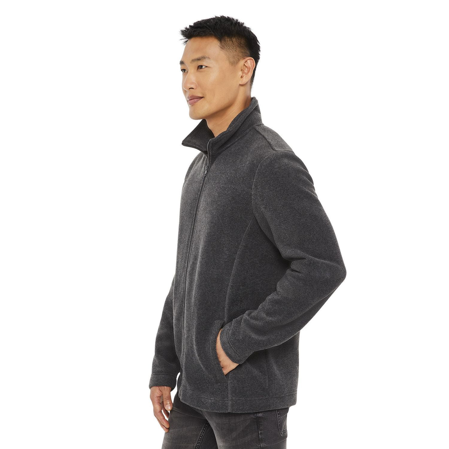 George Men s Micro Fleece Jacket Walmart