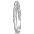 thumbnail image 2 of Miabella 14 K White Gold Twisted Wedding Band, 2 of 4