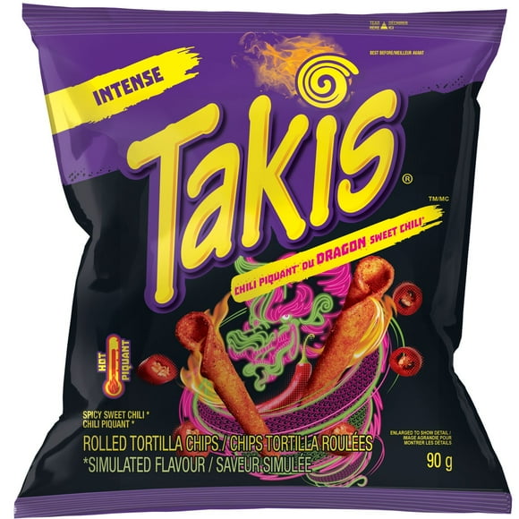 Takis® Dragon Sweet Chili Rolled Tortilla Chips, 90 g