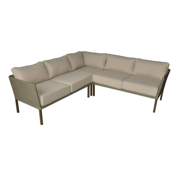 Oakshire Wicker 3Piece Patio Sectional Set Walmart.ca