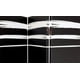 kieragrace Stockholm paravent Dahl à 3 panneaux – 119,38 x 180,34 cm (47 x 71 po), noir et blanc – image 4 sur 5