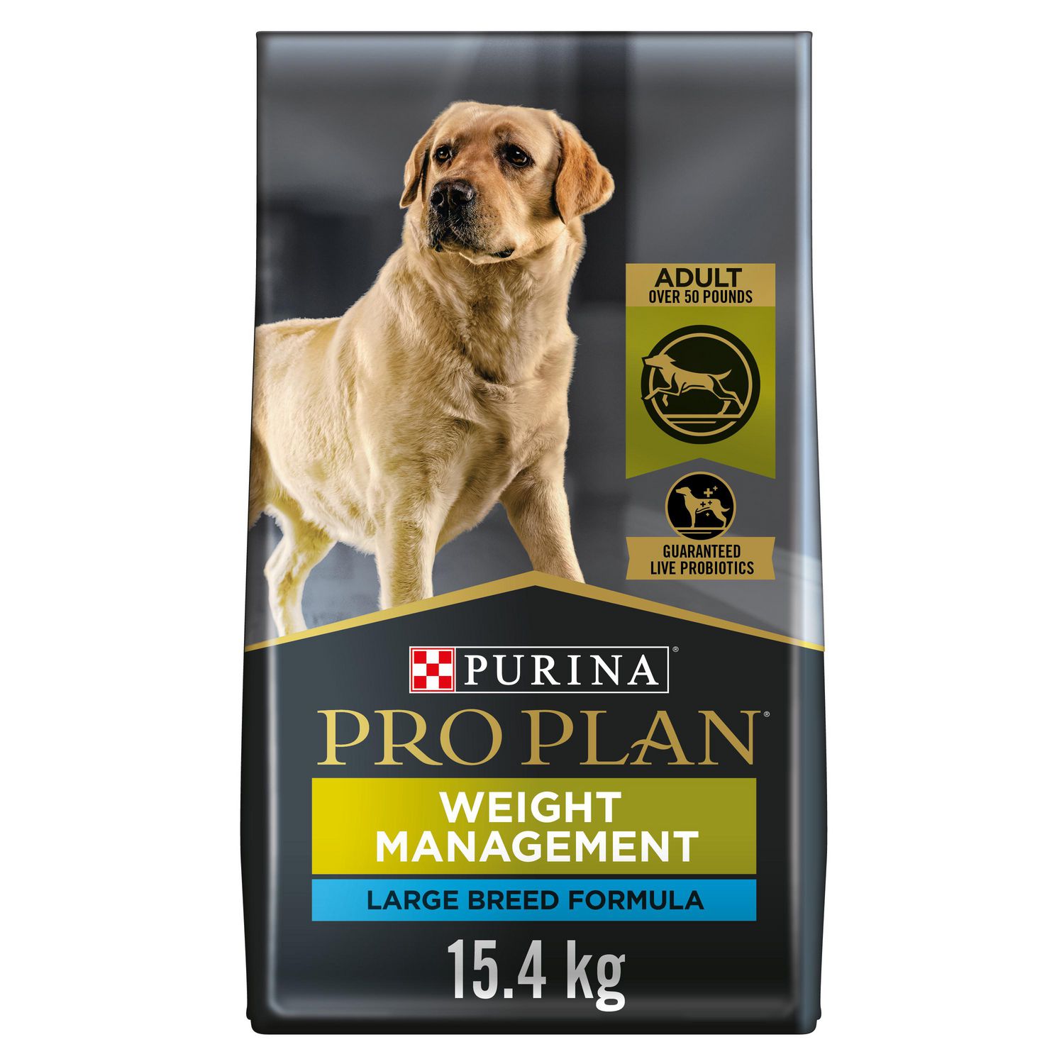 Purina Pro Plan Weight Management Large Breed Formula, Dry Dog Food 15.4 kg  