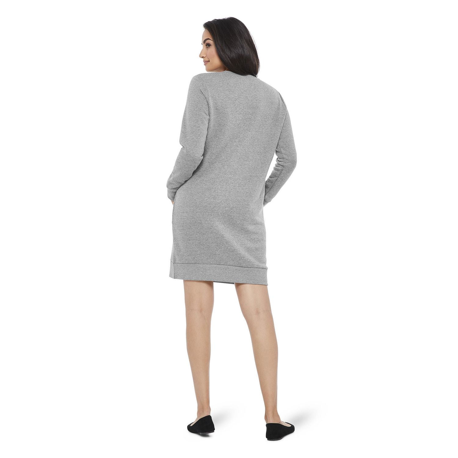 George Women s Sweatshirt Dress Walmart