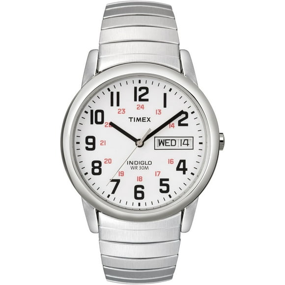 Timex® Easy Reader® Day Date Expansion Band Watch