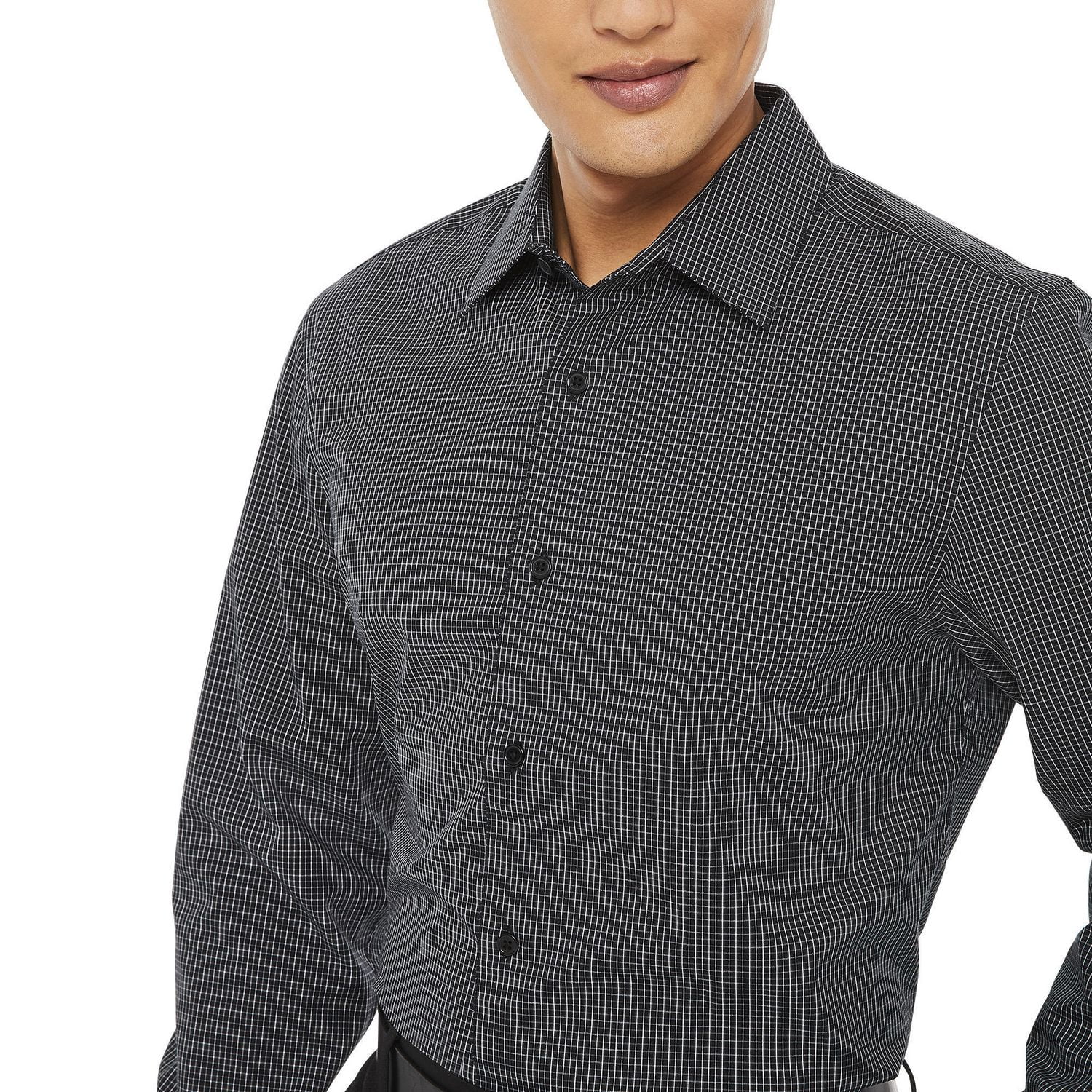 George Men's Slim Fit Dress Shirt