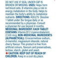 thumbnail image 2 of Equate Vitamin B12 Fast Dissolving 2500mcg, 2 of 3