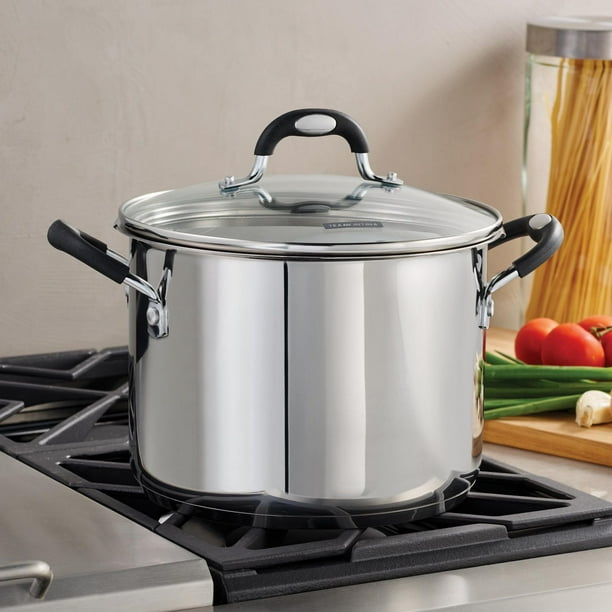 Tramontina Gourmet Stainless Steel 8 Quart Lock and Drain Stock Pot -  Walmart.com