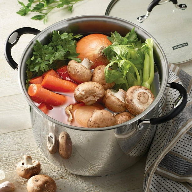 Tramontina Gourmet Stainless Steel 8 Quart Lock and Drain Stock Pot -  Walmart.com