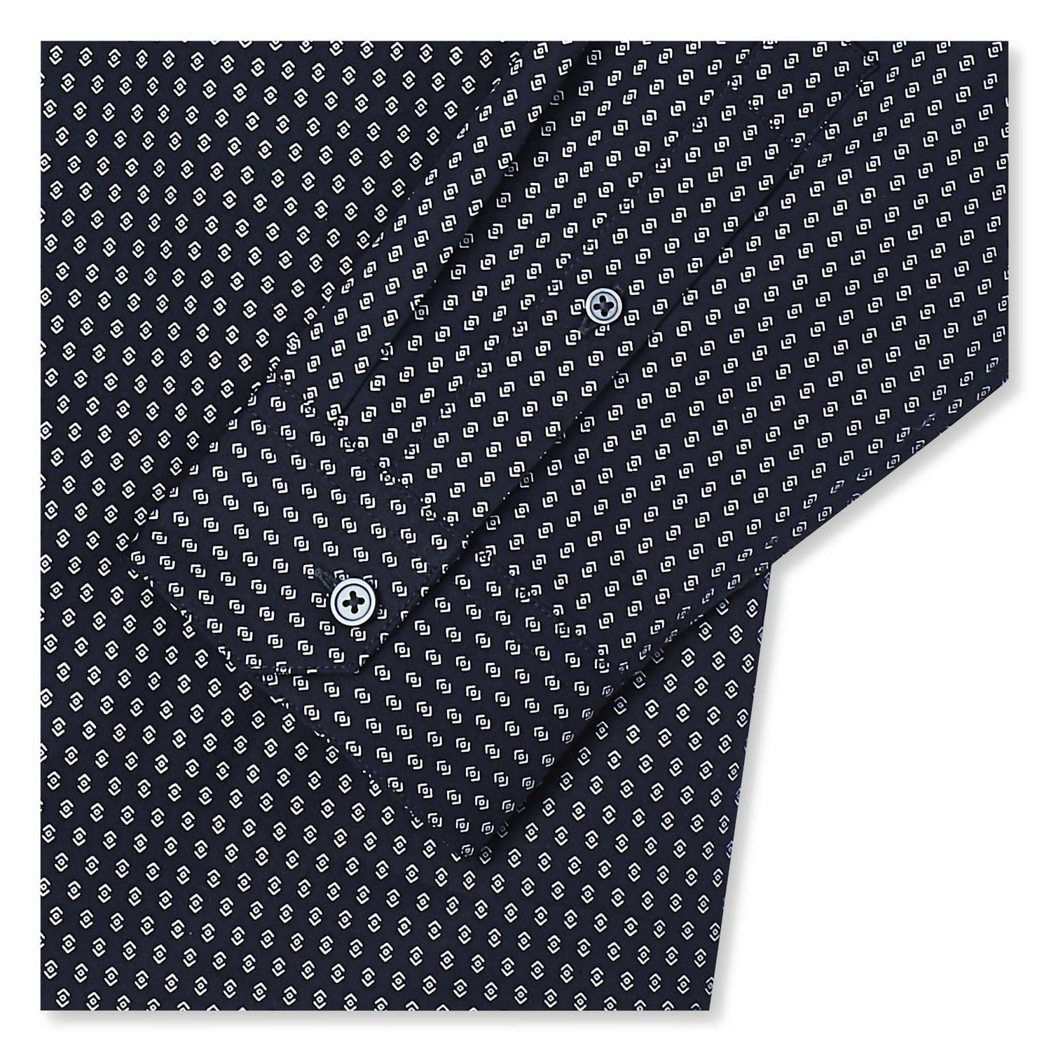 George Men's Printed Slim Fit Dress Shirt