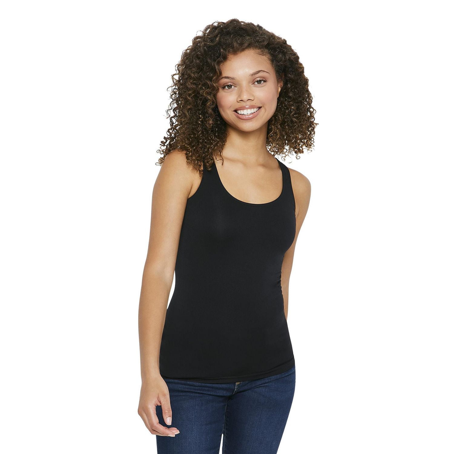Free People Intimately Seamless Cami Tank Top - Women's Tank Tops in Black