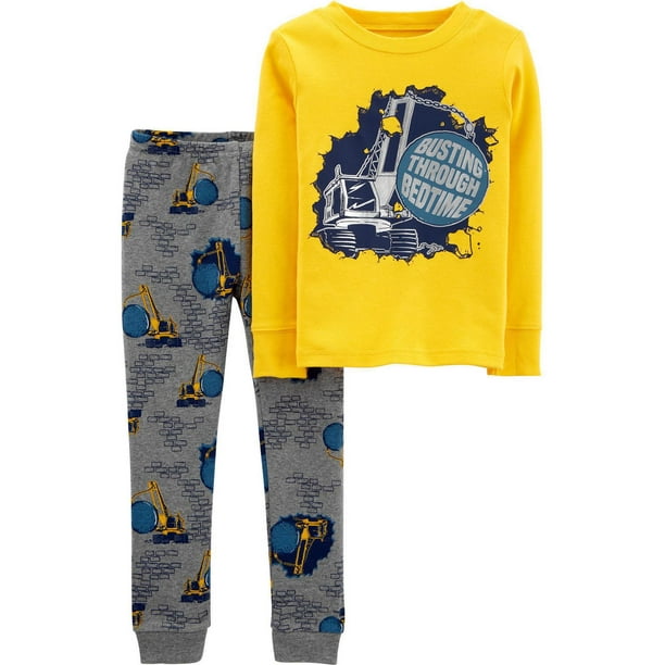 Pyjama 2 pièces pour tout-petit Garcon Coton de  Child of Mine made by Carter’s - Construction