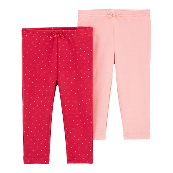 Emballage de 2 Fille pantalons Child of Mine made by Carter’s - Rose