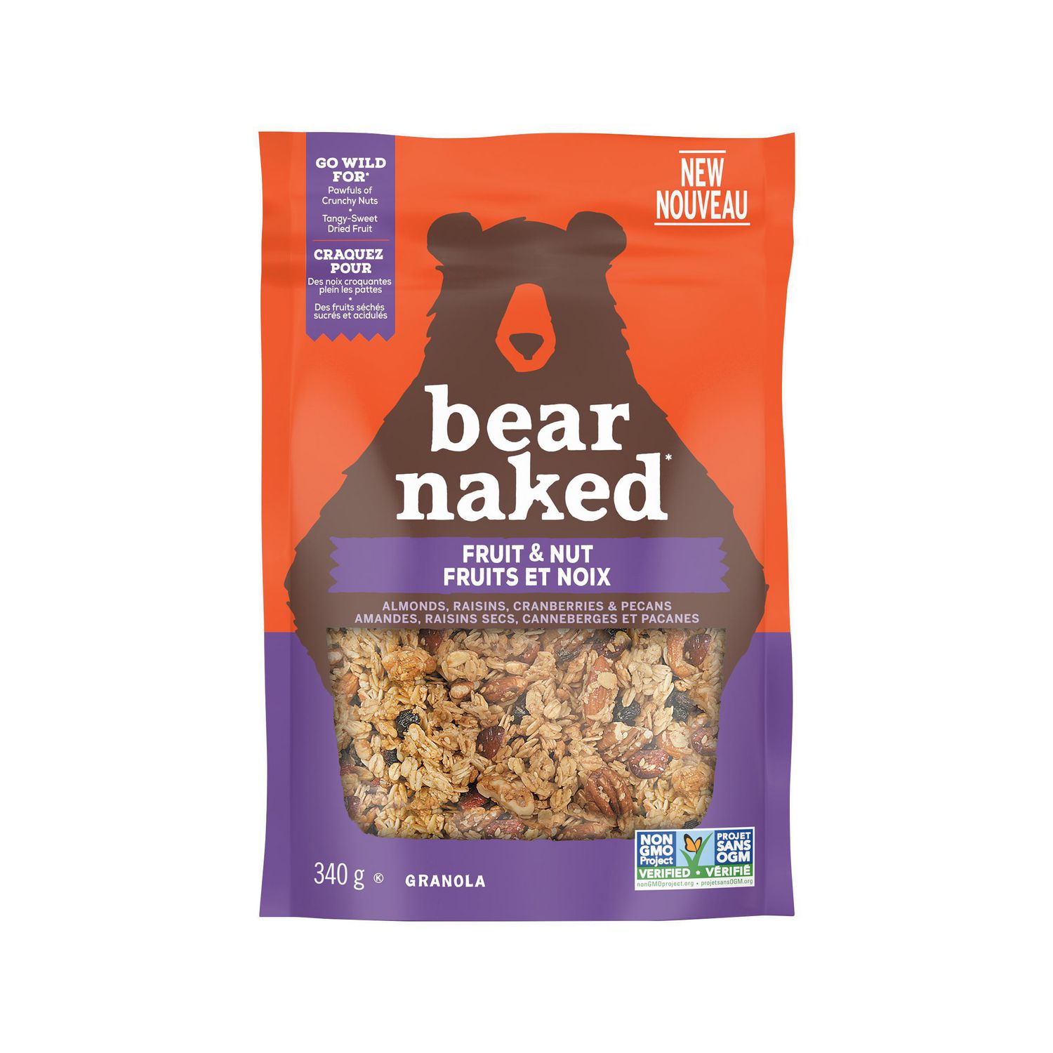 Bear Naked* Fruit and Nut Granola, 340g - Walmart.ca