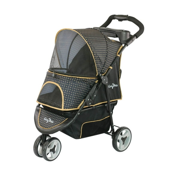 Poussette pour animal domestique (chien et chat) Promenade de Gen7Pets - Pépite d’or