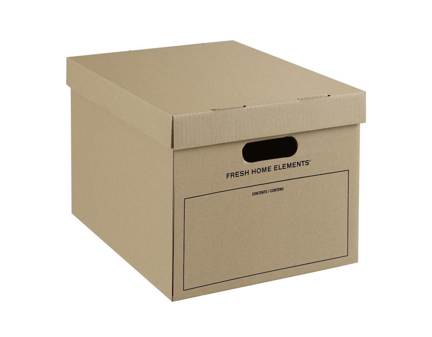 10Pk Kraft Storage Boxes Walmart Canada