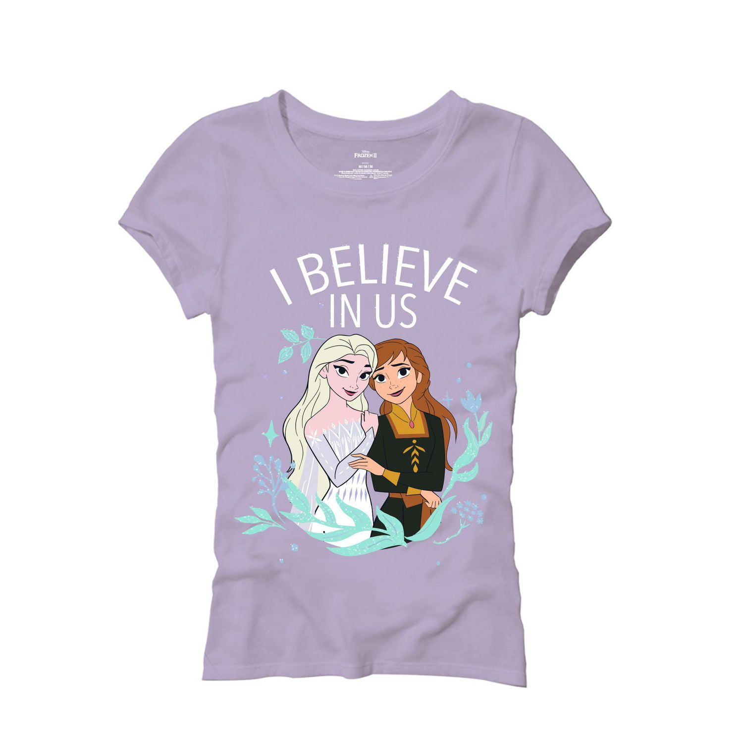 T-shirt à manches courtes Disney Frozen Believe In Us pour fille