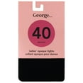 thumbnail image 1 of George Opaque Control Top Black Tights 1pk, 1 of 2