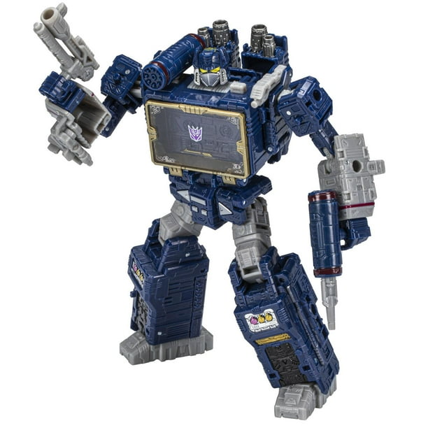 Brinquedo do filme Transformers: Bumblebee - Transformers Studio Series 83  class Voyager Soundwave - Figura de 16,5 cm para crianças acima de 8 anos 