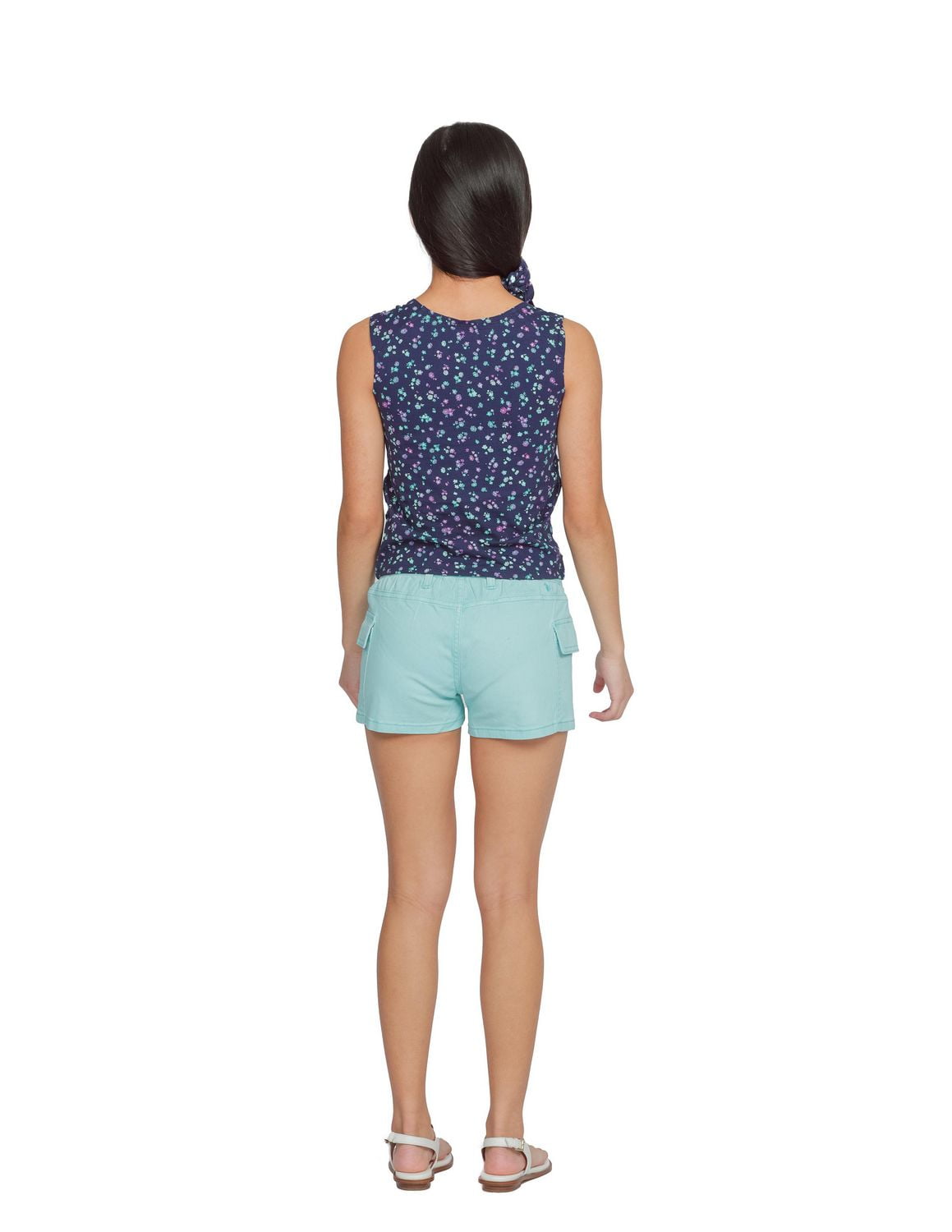 Justice Girls Fleurs Casquette froncée Débardeur tendance