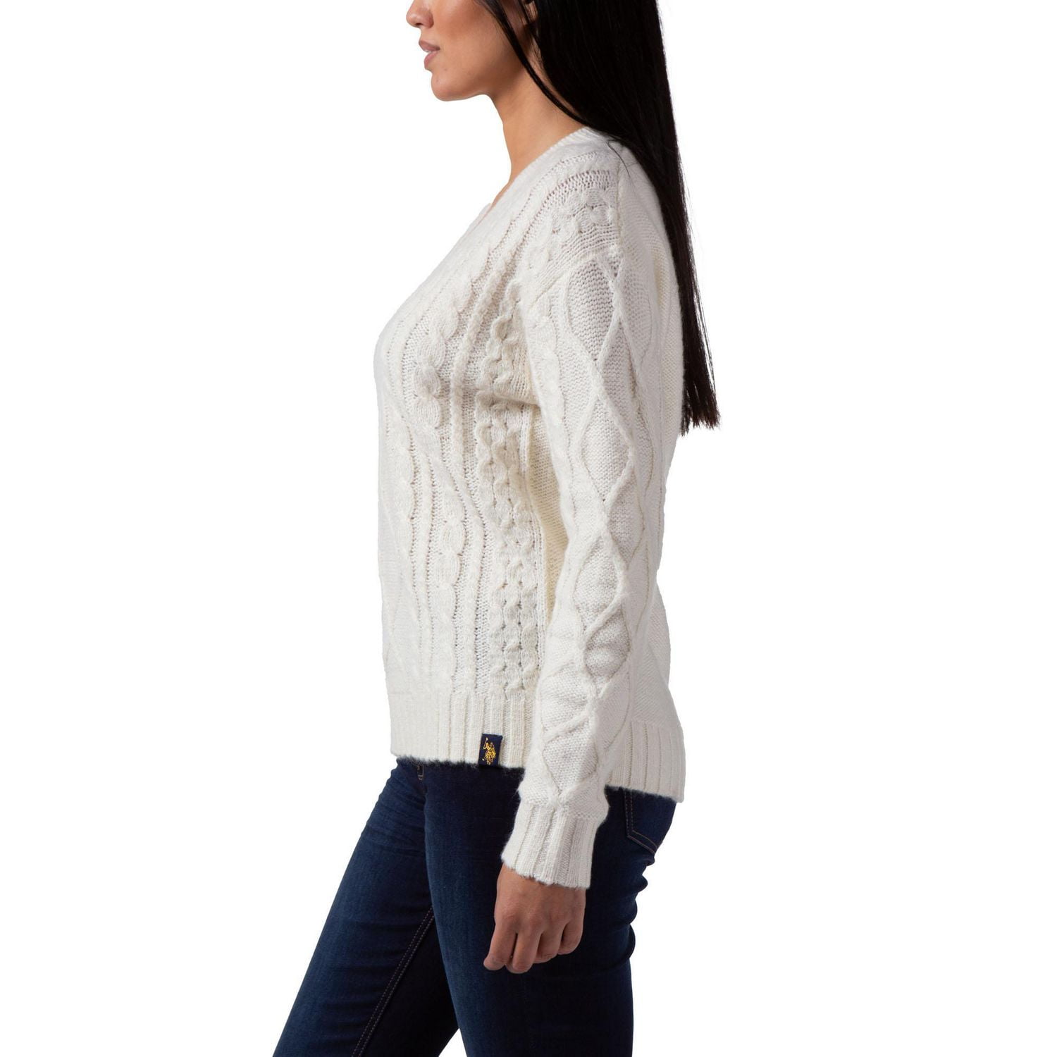 U.S. Polo Assn Women's Cable Sweater