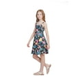 thumbnail image 2 of Justice Robe patineuse de plage hawaïenne pour filles, 2 of 8
