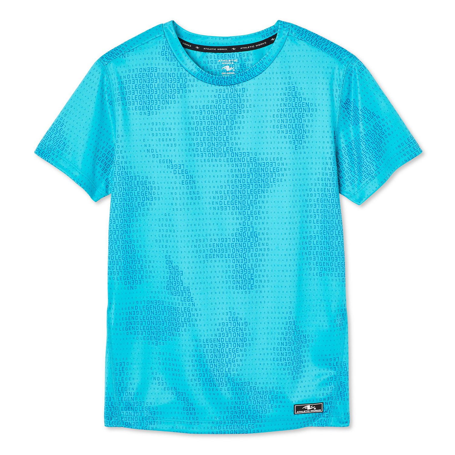 Athletic Works Boys' Short Sleeve Tech Tee