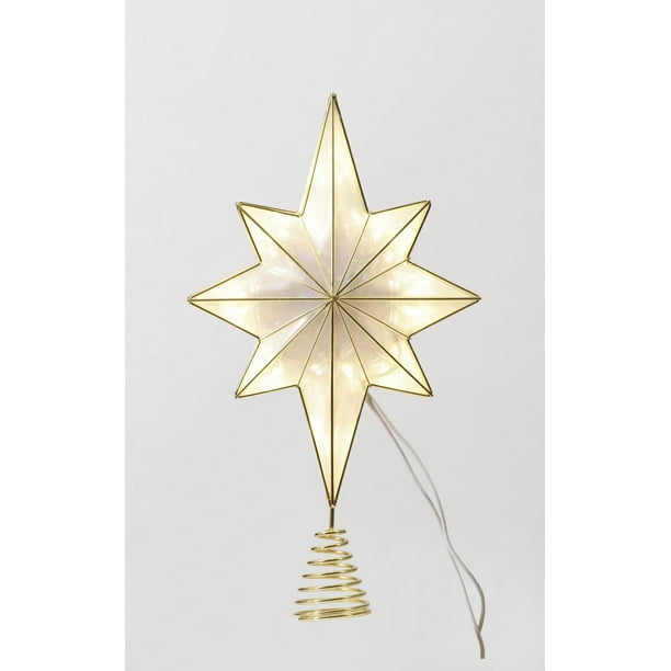 Holiday Time LED Christmas Tree Topper, Liberty Star, 13.75", 13.75in