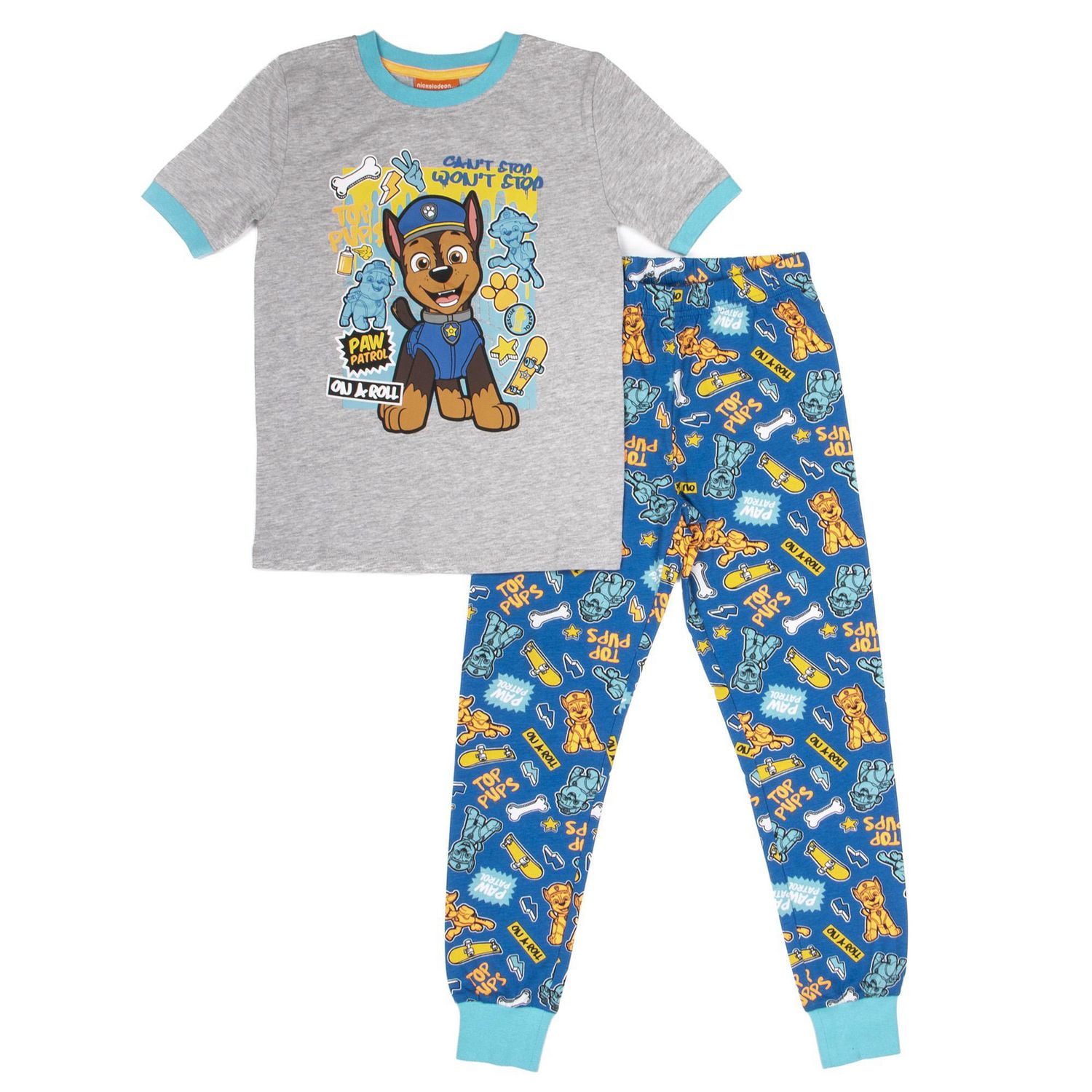 Paw Patrol Boy's 2-Piece Short Sleeve Pajama Set