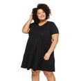 thumbnail image 1 of George Women's Plus Tiered T-Shirt Dress, 1 of 6