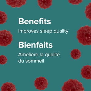 Webber Naturals Melatonin Gummies 10 mg de grenade à cerise