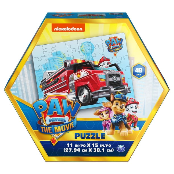 PAW Patrol The Movie, 48 Piece Jigsaw Puzzle for Kids Ages 4 and up ...