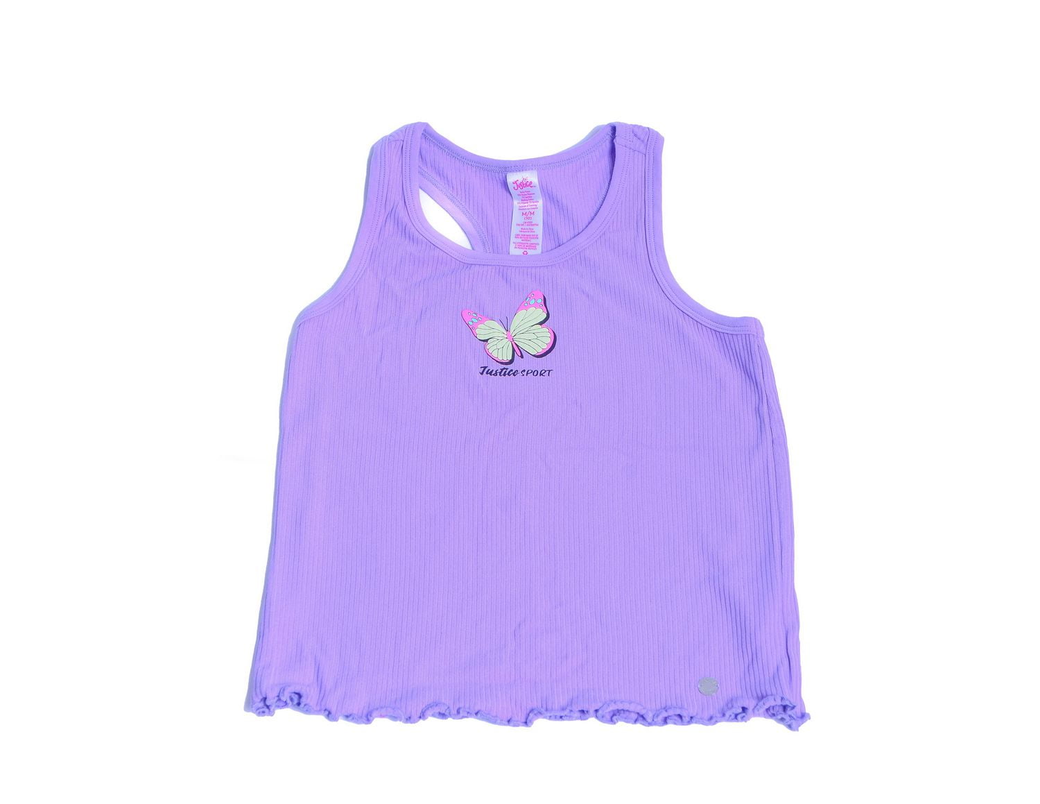 Justice Girls Butterfly Tank