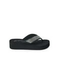 thumbnail image 1 of Time and Tru Women's Wedge Heel Flip Flops, 1 of 4