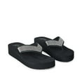 thumbnail image 2 of Time and Tru Women's Wedge Heel Flip Flops, 2 of 4