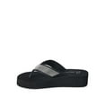 thumbnail image 3 of Time and Tru Women's Wedge Heel Flip Flops, 3 of 4