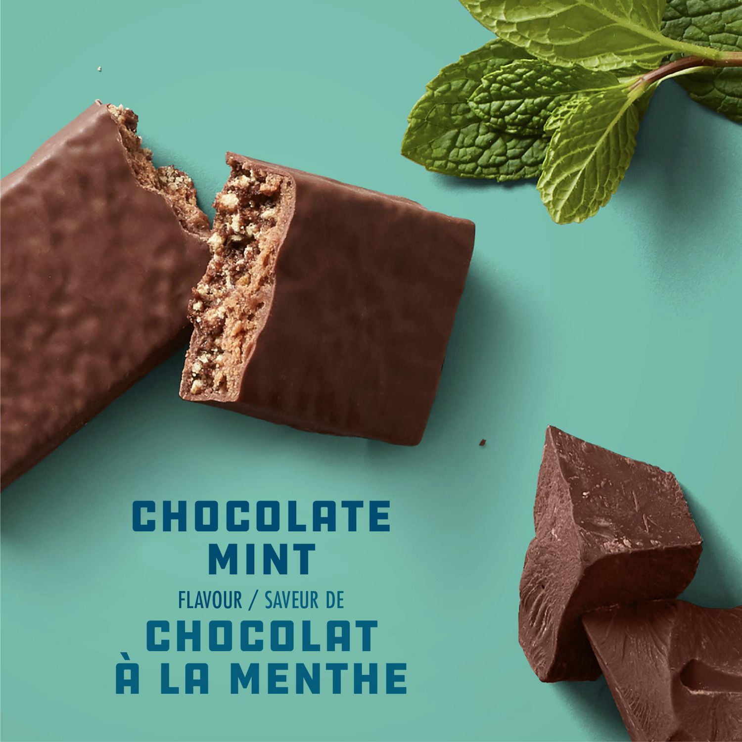 CLIF BUILDERS Mini Protein Bars, Chocolate Mint Flavour, 10g of Protein, Prepared in Canada, Gluten Free, No Artificial Sweeteners, (Pack of 10), 340 g