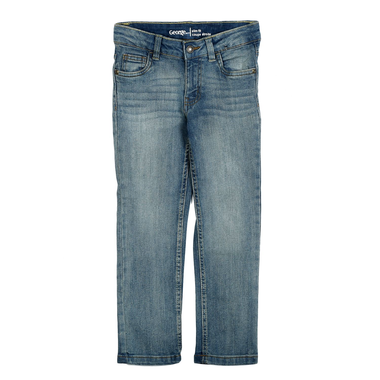 George Indigo Blue Floral Skinny Denim Jeans Age 5 6 7 8 10 12 14 16 NEW SALE!