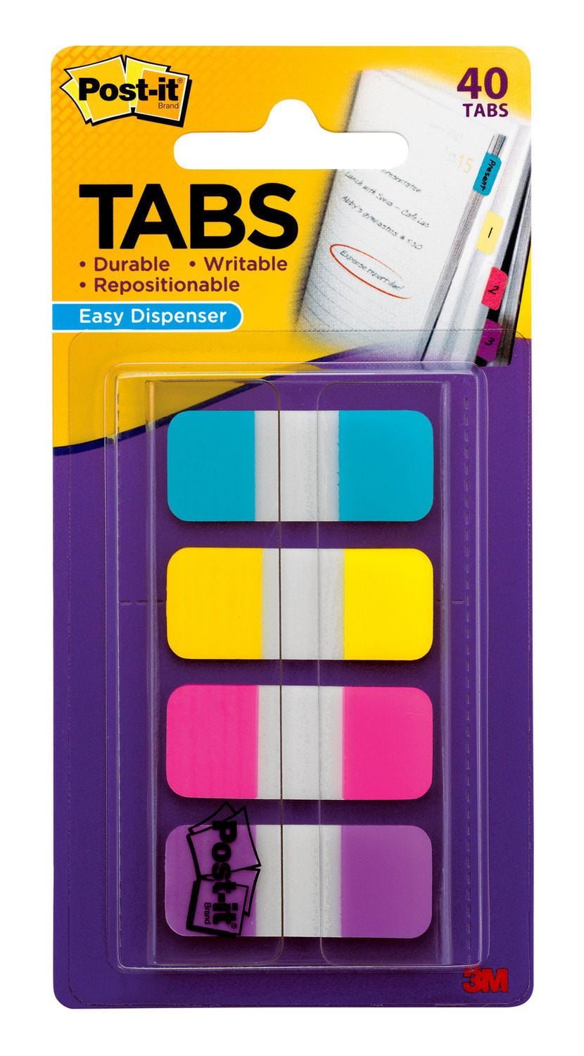 Postit® Tabs 676AYPVC, Assorted Colours Walmart Canada
